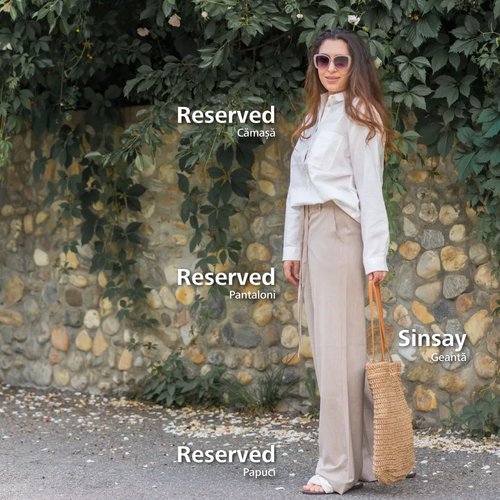 Cu gândul la o vacanță la Roma, Andreea Manole a fost la shopping în Reserved și Sinsay de unde și-a ales acest outfit!...